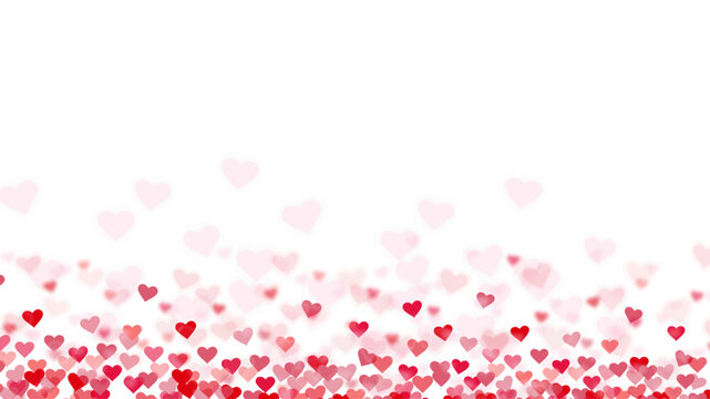 pink valentine's background heart romantic illustration