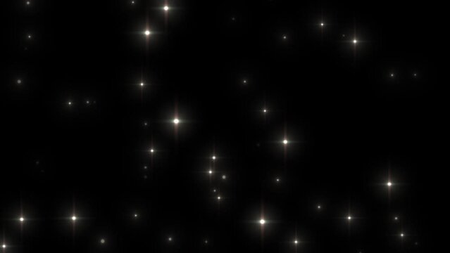 black stars glitter effect background decoration