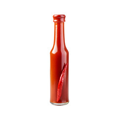 Tabasco sauce isolated on transparent background