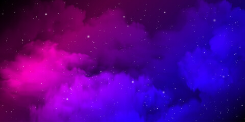 Realistic cosmic outer space background