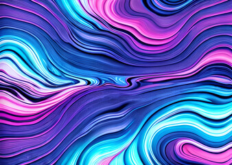Colorful flowing spiral liquid waves background wallpaper,mixed gradient color abstract high definition and high definition,Generative AI