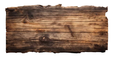 Photo sur Plexiglas Dans la rue Burnt wooden plank cut out