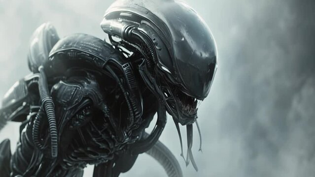 Sci-Fi Villain on Interstellar Craft. Generative ai