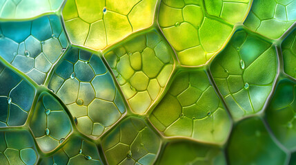 Abstract Microscopic Texture Mimicking Nature