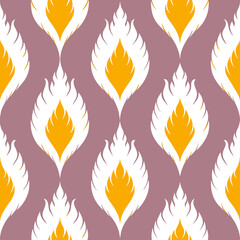 Curvy lines weave through structured patterns, a fusion of freedom and form.