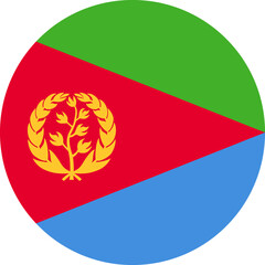 Eritrea Flag Round Icon