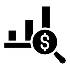 financial analysis glyph