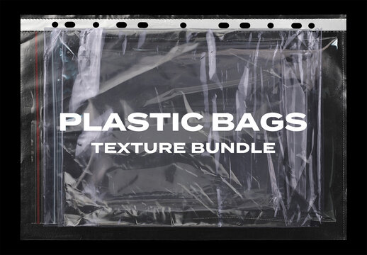 Plastic Pack Package Idenity Bag Branding Overlay Texture Pack Bundle Effect Surface Mockup