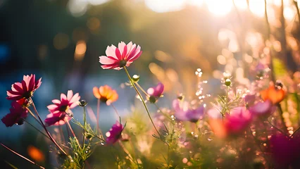 Foto auf Acrylglas poppies in the field © HYOJEONG