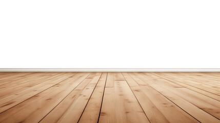 Wooden floor in warm tones, cut out