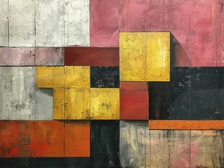 Geometric Factory Abstracts simplify industrial shapes into bold, compelling compositions.