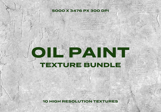 Oil Paint Artistic Acrylic Overlay Texture Pack Bundle Effect Surface