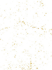 Abstract luxury golden confetti glitter and dust falling down on transparent background. Shiny glittering dust background. Vector illustration.