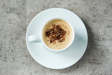 cup of cappuccino