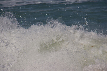Crashing waves at Sebastian Inlet, Florida