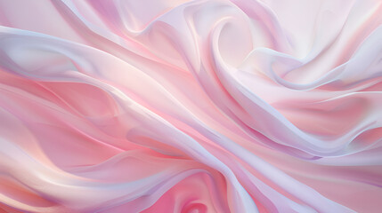 Pink silk abstract background featuring a rose shaped texture. silhouette ,Close Up of Pink and White Fabric,abstract background luxury cloth or liquid wave or wavy folds of grunge silk texture satin 