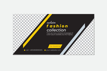 eye-catching billboard vector template design