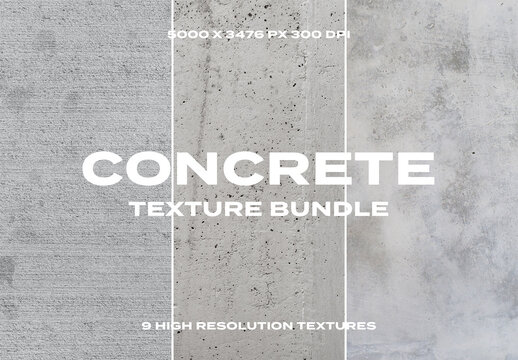 Concrete Wall Outdoor Overlay Texture Pack Bundle Effect Surface