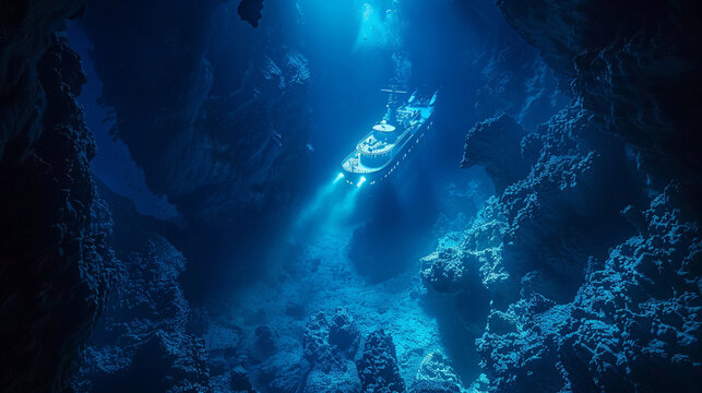 Submarine explores the Pacific, unveiling a 3000-year-old city in vibrant depths