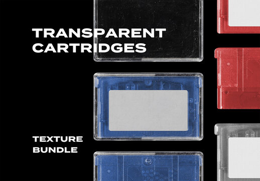 Transparent Cartridge Game Retro Overlay Texture Pack Bundle Effect Surface