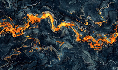 Abstract background of colorful oil stains forming beautiful shapes