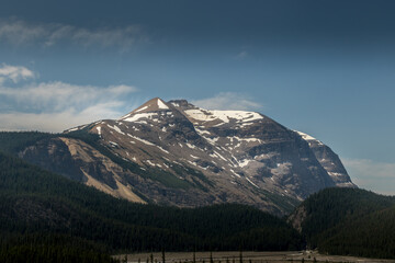 The Rockies reach up high Ice Fields Parkway Banff National Park Alberta Canada