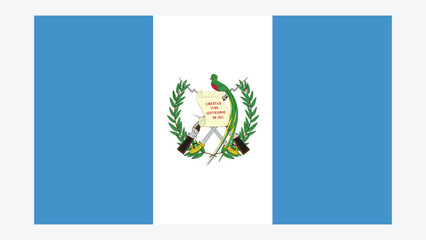 GUATEMALA Flag with Original color