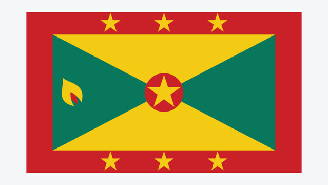 GRENADA Flag with Original color
