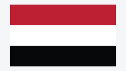 YEMEN Flag with Original color