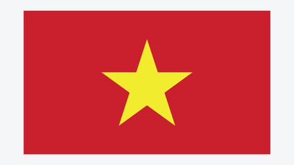 VIETNAM Flag with Original color