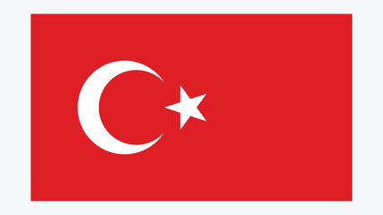 TURKYIE Flag with Original color