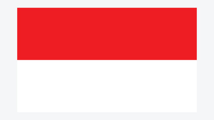 INDONESIA Flag with Original color