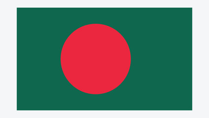 BANGLADESH Flag with Original color