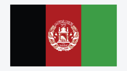 AFGHANISTAN Flag with Original color