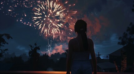 Summer fireworks