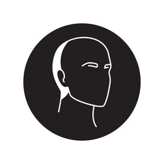 Hypertension Headache color icon. Vector isolated illustration