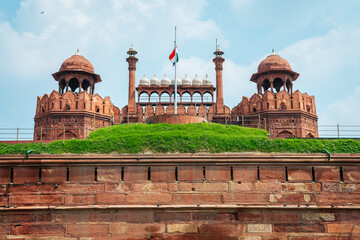 inside the famous delhi red fort