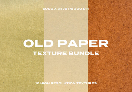 Old Grunge Paper Book Retro Vintage Overlay Texture Pack Bundle Effect Surface