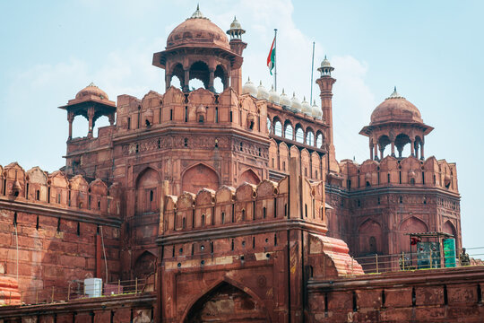 inside the famous delhi red fort