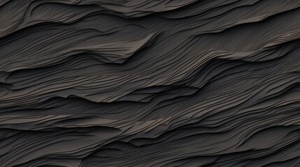modern seamless wood bark texture in a charcoal gray shade, offering versatility and chic appeal - obrazy, fototapety, plakaty