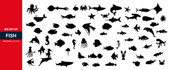 fish icons, Fish icon vector