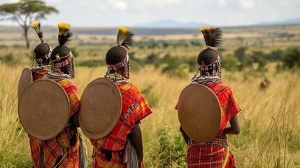 Tanzania safari. Generative AI