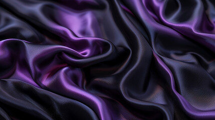 Obraz premium Black and Violet silk background