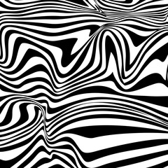 Abstract Black and White Geometric Stripes.hypnosis spiral.Seamless Black and white stripes background.seamless wave line patterns