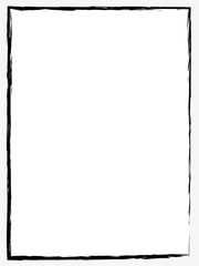 Grunge frame. Vector isolated mockup border templates. Vector black paint. Abstract graphic design. Grunge frame - stock vector 35.