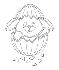 Easter Bunny Coloring Page