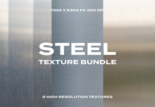 Steel Metal Foil Sign Signboard Overlay Texture Pack Bundle Effect Surface