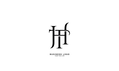 HT, TH, H, T, Abstract Letters Logo Monogram