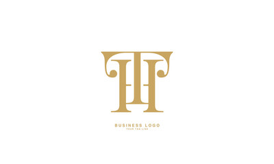 HT, TH, H, T, Abstract Letters Logo Monogram