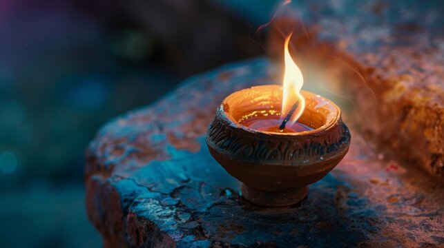 clay oil lamp, oil lamp, clay lamp, diwali, diwali ke diye, earthen clay diya, mitti ka diva, burning lamp, ancient middle eastern oil lamp, clay, lamp, white background